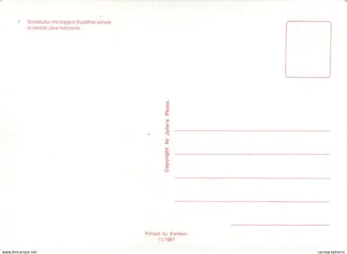 A5688 Indonesia Java Borobudur temple
