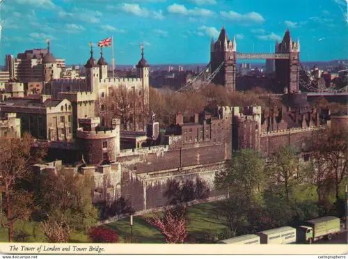 A5688 England London - Tower Bridge and Tower of London