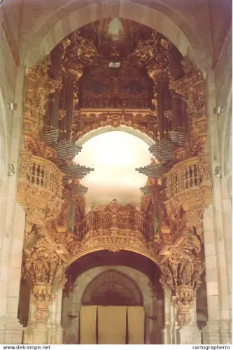 A5688 Portugal Braga Cathedral of Santa Maria  interior aspect - monumental organ