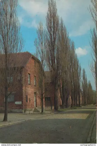 A5687 Poland Auschwitz former Nazi camp street view