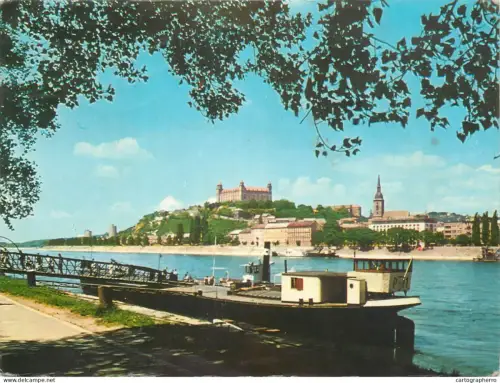 A5687 Slovakia Bratislava Castle from across Danube