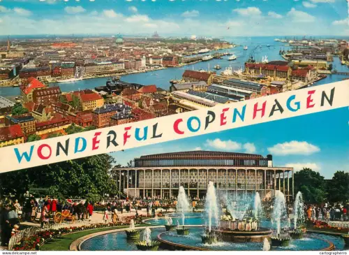 A5687 Denmark Copenhagen several views