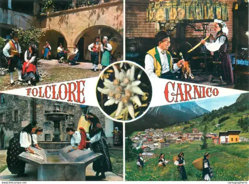 A5687 Italy Folclore Carnico multi view