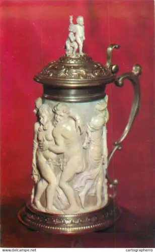 A5686 Romania Oradea Muzeul judetean Bihor Cupa fildes sec XIX