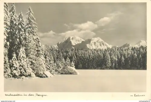 A5683 Germany winter view mountain scenery place to identify