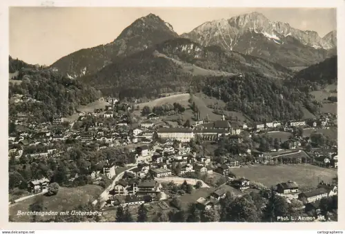 A5683 Germany Berchtesgaden mit Untersberg general view