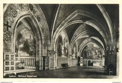 A5683 Germany Bad Aachen Rathaus Kaisersaal
