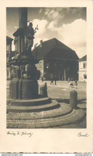 A5683 Czech Republic Konig III Platz monument city to identify