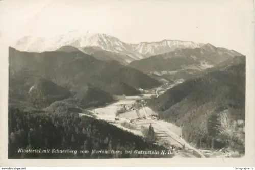 A5683 Austria Klostertal vom Mariahilfberg bei Gutenstein