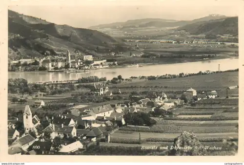 A5683 Austria Rossatz und Durnstein in der Wachau panorama