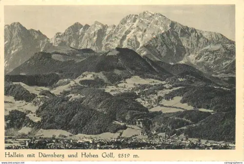 A5683 Austria Hallein mit Durnberg und Hohen Goll