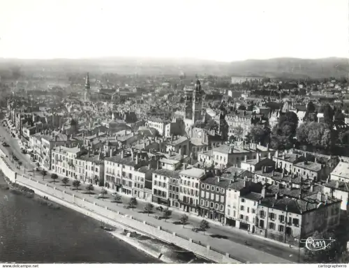 A5704 France Macon (Saone et Loire) nouveaux quais sur la Saone vue aerienne