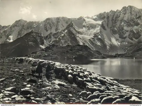 A5704 Italy Passo Nero Lago Nero ed il Gruppo di Pietra Rossa