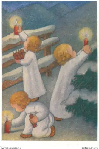 A5703 Children with candels M. Spotl