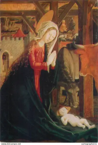 A5702 Austria St Wolfgang Pacher Altar Geburt Christi