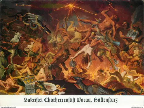 A5702 Stift Vorau Sakristei Hollensturz Fresko von Cyr Hackhofer