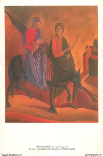 A5701 La Fuga in Egitto di Floriano Bonni