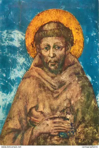 A5701 Italy Assisi Basilica di S Francesco - S Francesco portrait di Cimabue