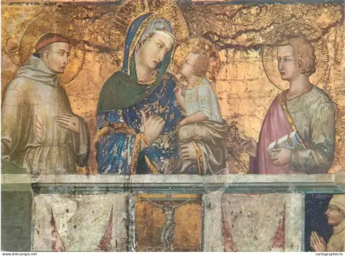 A5701 Italy Assisi Basilica di S Francesco Chiesa Inferiore La Madonna dei Tramonti