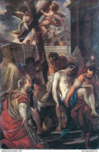 A5701 Invenzione della Croce A. Nasini painting