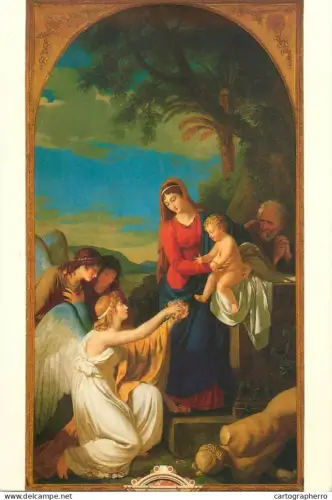 A5701 Italy Vicenza Basilica di Monte Berico Sacra Famiglia ed Angeli di Francisco Menageot