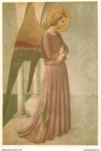 A5701 L'Arcangelo Gabriele - particolare dell'Annunciazione di Beato Angelico