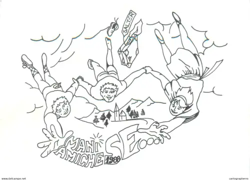 A5700 Mani Amiche 1988 drawing