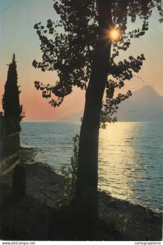 A5699 Italy coastal scenery sunset view place to identify