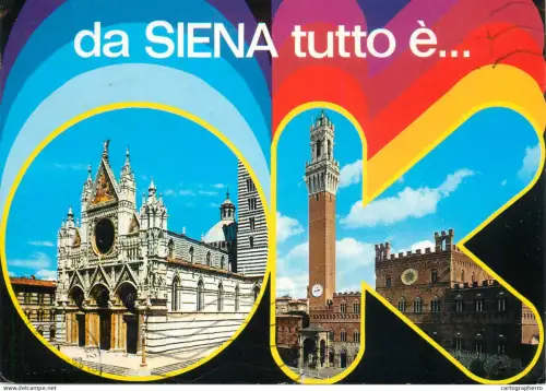 A5699 Italy Siena multi view souvenir