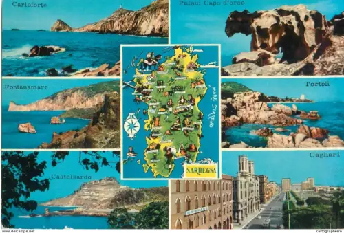 A5699 Italy Sardegna multi view and map
