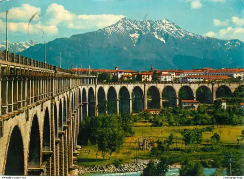 A5699 Italy Cuneo viaduct on the Stura - "The Bisalta"