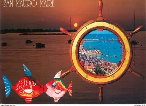 A5698 Italy San Mauro Mare multi view souvenir