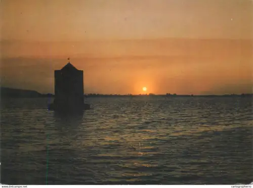 A5698 Italy Orbetello (Grosseto) tramonto sul laguna