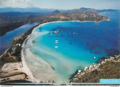 A5698 France souvenir de Corse harbour Santa Giulia