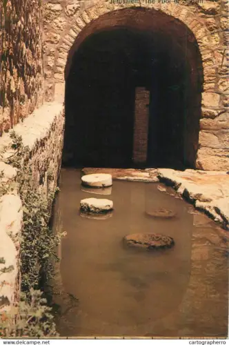 A5698 Israel Jerusalem Pool of Siloam