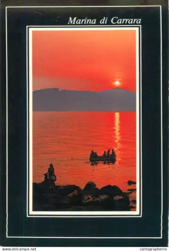 A5698 Italy Marina di Carrara sunset view