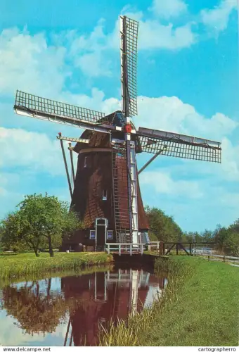 A5697 Netherlands Loenen aan der Vecht drainage mill