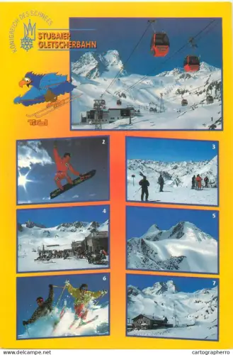 A5697 Austria Stubaital Tirol Stubaier Gletscherbahn multi view