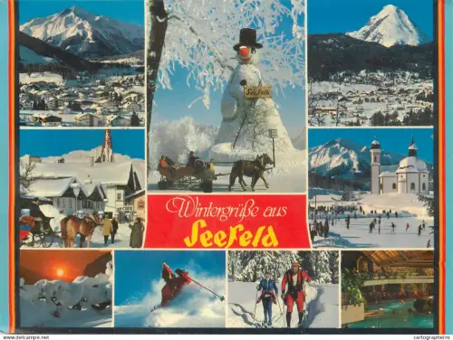 A5697 Austria Grusse aus Seefeld Tirol multi view