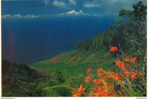 A5697 USA Hawaii Kauai Island Kalalau Valley picturesque scenery
