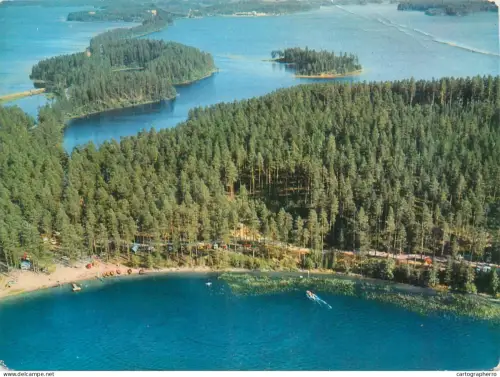A5707 Finland Punkaharju Leirintaaule Camping general view