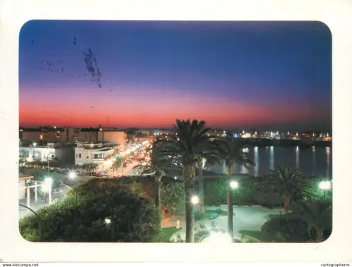 A5707 Italy Otranto night panorama