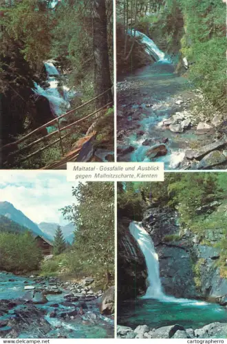 A5707 Austria Karnten Maltatal Gossfalle picturesque natural landscape multi view