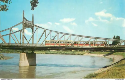 A6185 Romaia Arad pod peste Mures tramway bridge