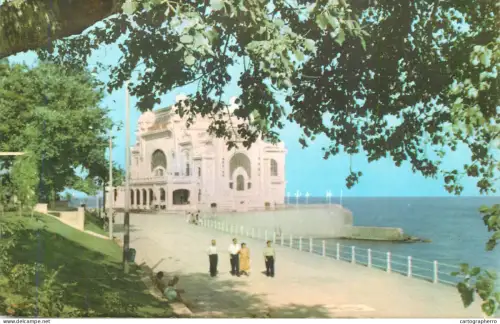 A6185 Romaia Constanta Casino cargo Galati franking stamps 1963