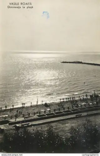 A6183 Romania Eforie / Vasile Roaita dimineata la plaja