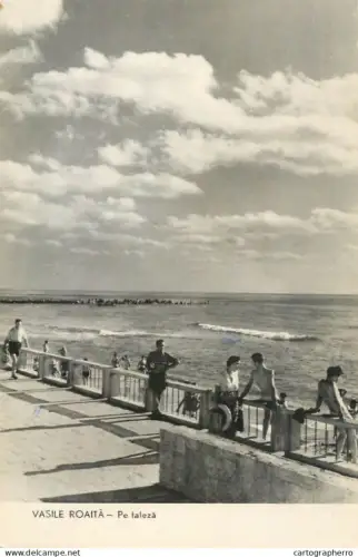 A6183 Romania Eforie / Vasile Roaita pe faleza 1961