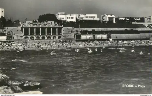 A6183 Romania Eforie / Vasile Roaita plaja 1961