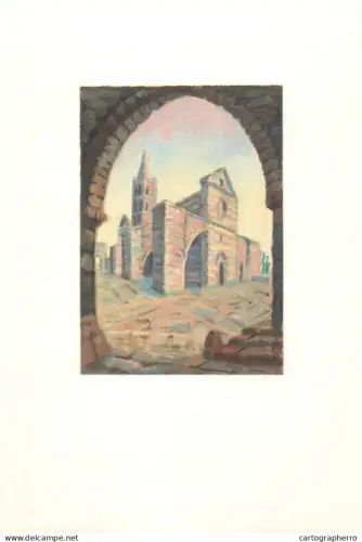 A5706 Italy Assisi Basilica di S Chiara Bozzetto di Dandolo Bellini