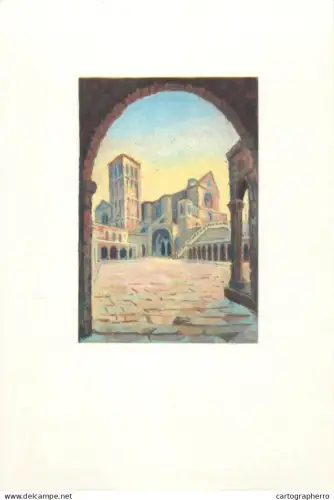 A5706 Italy Assisi Basilica di S Francesco Bozzetto di Dandolo Bellini